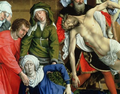 Descent from the Cross, 1435 (detail) by Rogier van der Weyden